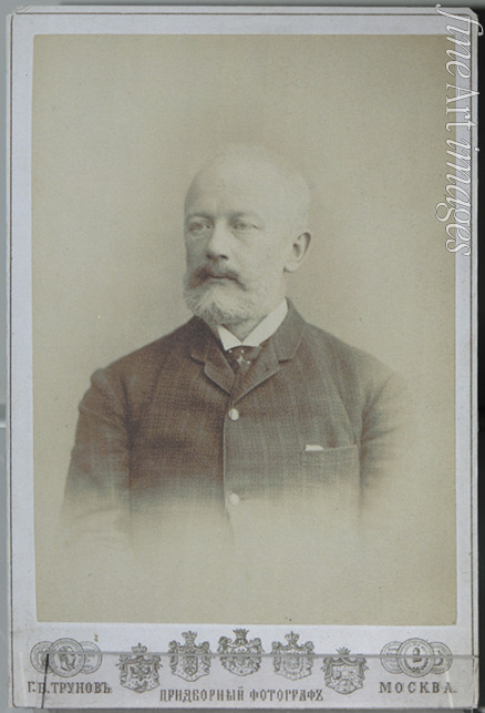 Trunow Georgi Wassiliewitsch - Porträt von Komponist Pjotr Iljitsch Tschaikowski (1840-1893)