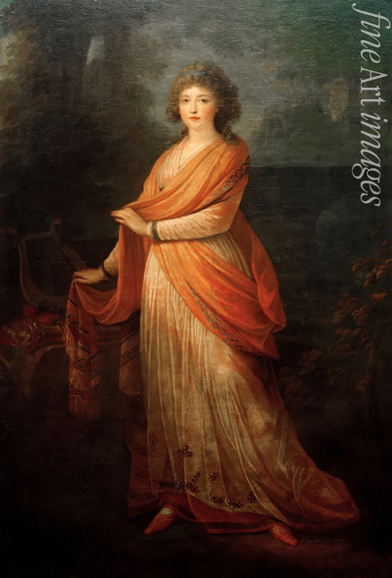 Füger Heinrich Friedrich - Portrait of Varvara Vasilyevna Golitsyna, née von Engelhardt (1757-1815)