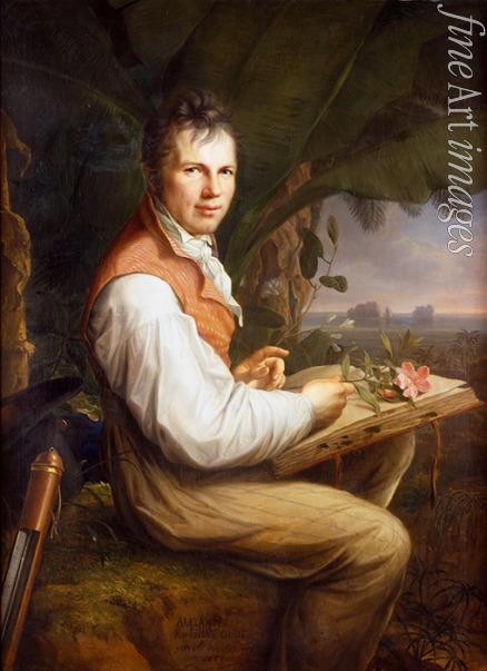 Weitsch Friedrich Georg - Portrait of Alexander von Humboldt (1769-1859)