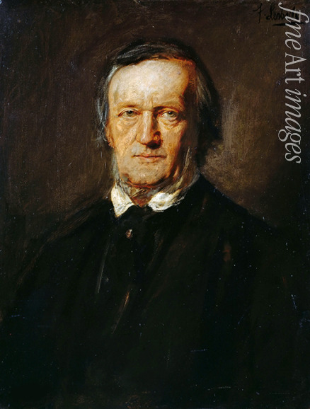 Lenbach Franz von - Portrait of Richard Wagner (1813-1883)