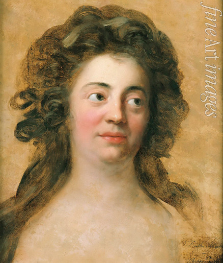 Graff Anton - Porträt von Dorothea Friederike Schlegel (1764-1839), geb Brendel Mendelssohn