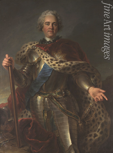 Coypel Charles-Antoine - Porträt von Moritz Graf von Sachsen (1696-1750), Marschall von Frankreich