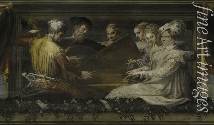 Niccolò dell'Abate - Konzert mit Geige, Laute und Spinett