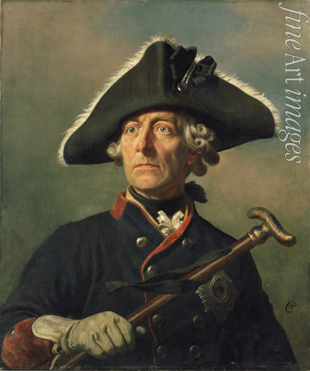 Camphausen Wilhelm - Portrait of Frederick II of Prussia (1712-1786)