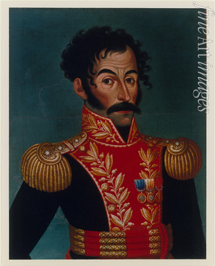 Anonymous - Portrait of Simón Bolívar