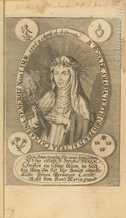 González de Acuña Antonio - Saint Rose of Lima