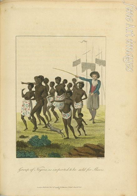 Blake William - Group of Negros, as imported to be sold for Slaves