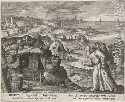 Vos Maerten de - Saint Dorotheus of Gaza as a hermit
