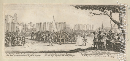 Callot Jacques - The Miseries and Misfortunes of War, folio 2: The Enrollment of the Troops