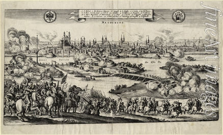 Merian Matthäus the Elder - The Imperial army under Johann Tserclaes Count of Tilly storms and sets fire to Magdeburg