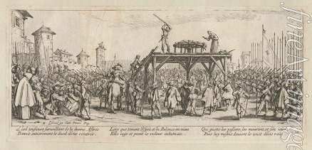 Callot Jacques - The Miseries and Misfortunes of War, folio 14: The Wheel