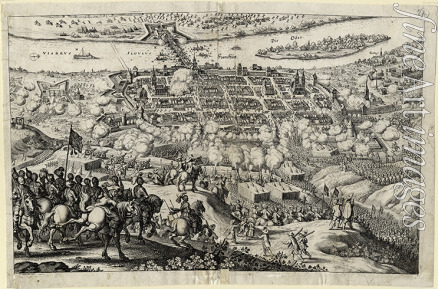 Merian Matthäus der Ältere - Die Belagerung der Stadt Frankfurt (Oder) durch die Schweden im April 1631