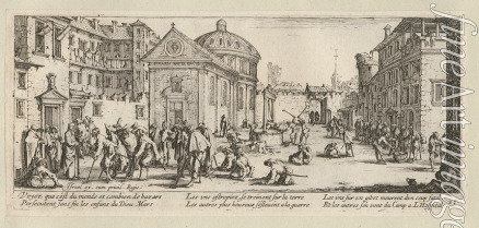 Callot Jacques - The Miseries and Misfortunes of War, folio 15: The Hospital
