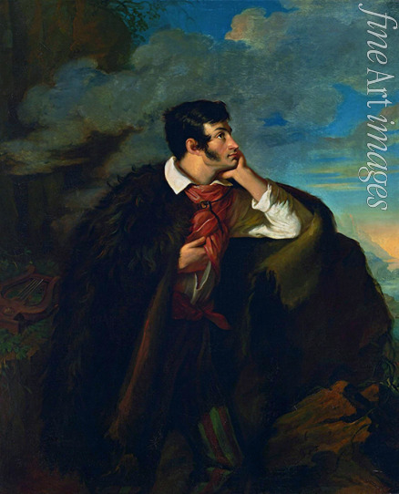 Wankowicz Walenty - Portrait of the poet Adam Mickiewicz (1798-1855) on the Ayu-Dag Mountain