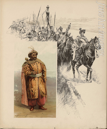 Samokish Nikolai Semyonovich - The Cossack Hetman of Ukraine Bohdan Khmelnytsky (1595-1657)