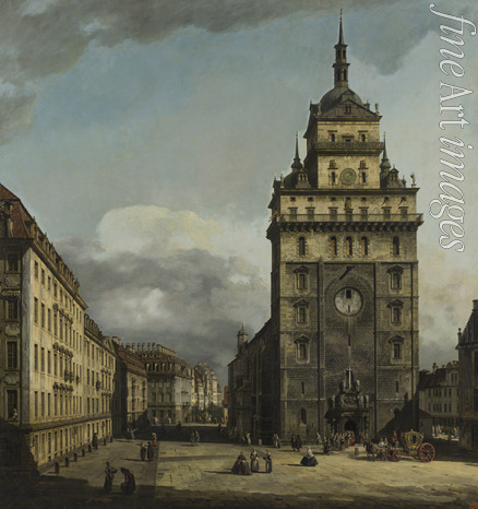 Bellotto Bernardo - The Dresden Kreuzkirche (Church of the Cross)