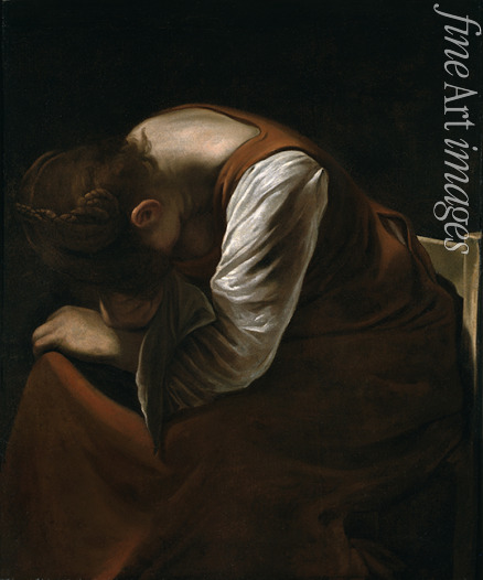 Caravaggio Michelangelo - Büßende Maria Magdalena