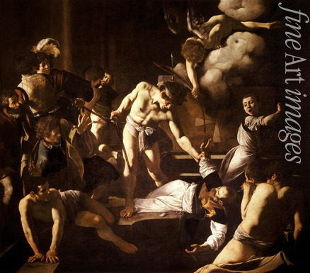 Caravaggio Michelangelo - Das Martyrium des heiligen Matthäus