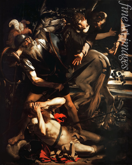 Caravaggio Michelangelo - Die Bekehrung des heiligen Paulus