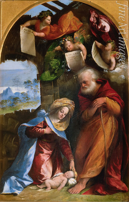 Dossi Dosso - The Adoration of the Christ Child