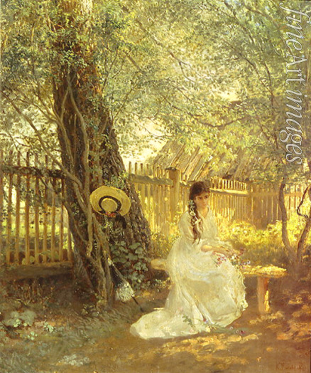 Makovsky Konstantin Yegorovich - In the Garden