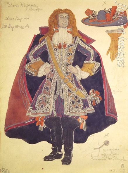Golovin Alexander Yakovlevich - Costume design for the play Don Juan by J.-B. Molliére