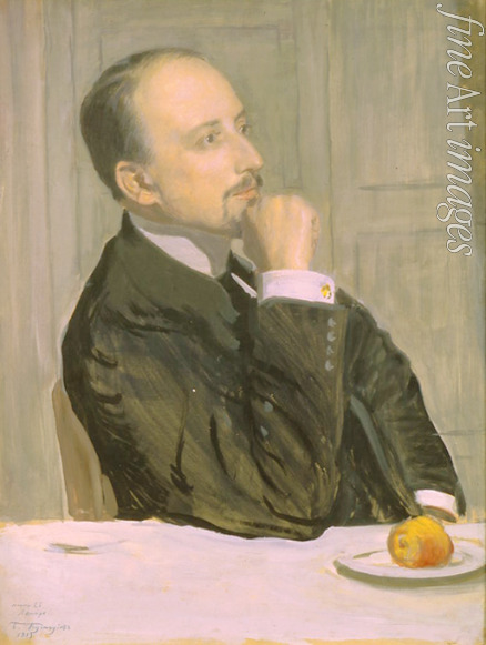 Kustodiew Boris Michailowitsch - Porträt des Malers Jewgeni Lanceray (1875-1946)