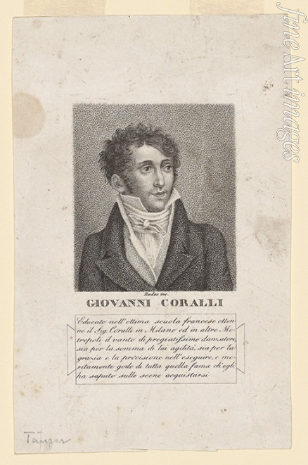 Rados Luigi - Porträt von Jean Coralli (1779-1854) 