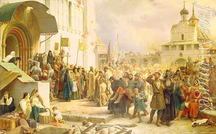 Vereshchagin Vasili Petrovich - The Siege of the Trinity Sergius Lavra in Sergiev Posad