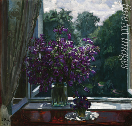Zhukovsky Stanislav Yulianovich - Bluebells by the Window 