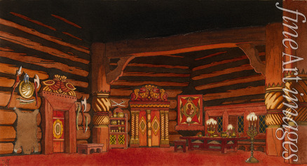 Bilibin Ivan Yakovlevich - Stage design for the opera The Tsar's Bride by N. Rimsky-Korsakov