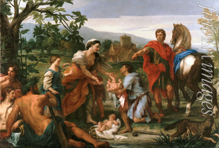 Maratta Carlo - Die Auffindung von Romulus und Remus