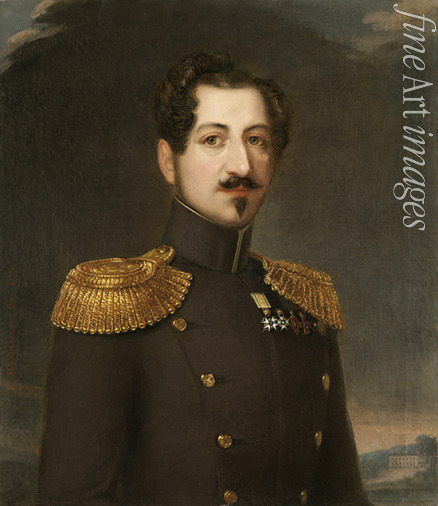 Wahlbergson Erik - Portrait of Oscar I (1799-1859), King of Sweden and Norway
