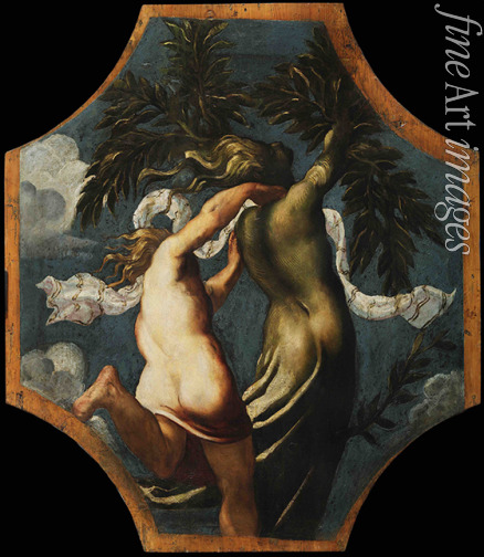 Tintoretto Jacopo - Apollon und Daphne