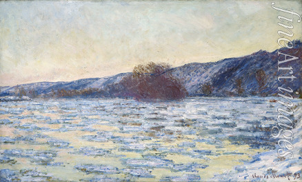 Monet Claude - Ice Floes at Twilight