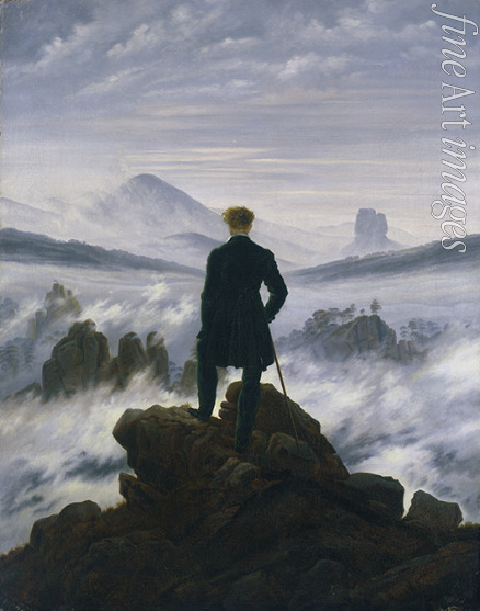 Friedrich Caspar David - Der Wanderer über dem Nebelmeer