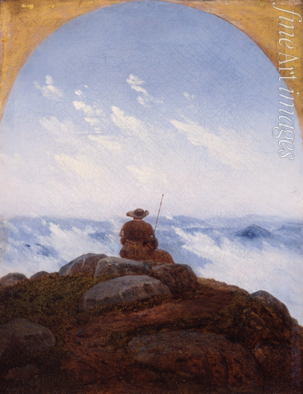 Carus Carl Gustav - Wanderer on the Mountaintop
