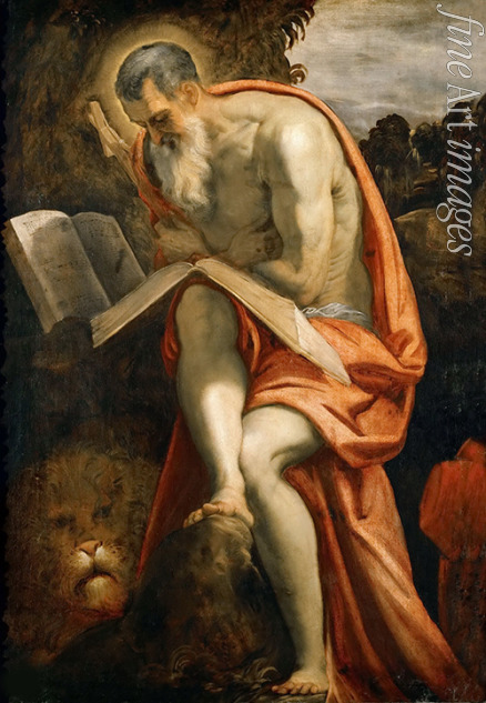 Tintoretto Jacopo - Heiliger Hieronymus
