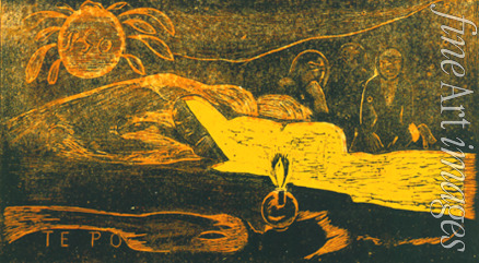 Gauguin Paul Eugéne Henri - Te po. La grande nuit (Aus der Folge 