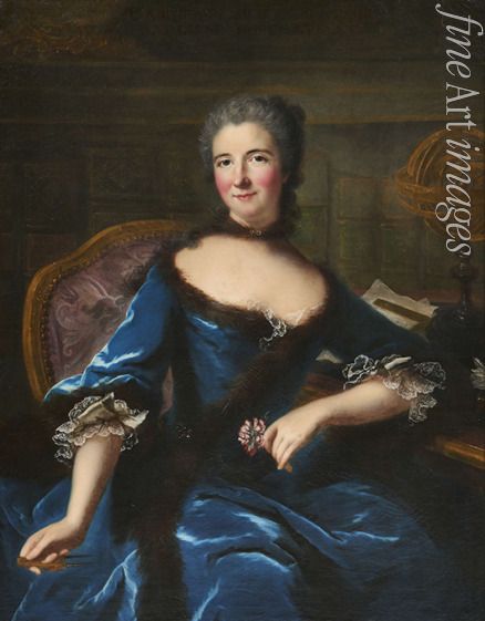 Loir Marianne - Porträt von Gabrielle Émilie Le Tonnelier de Breteuil, marquise du Châtelet (1706-1749)