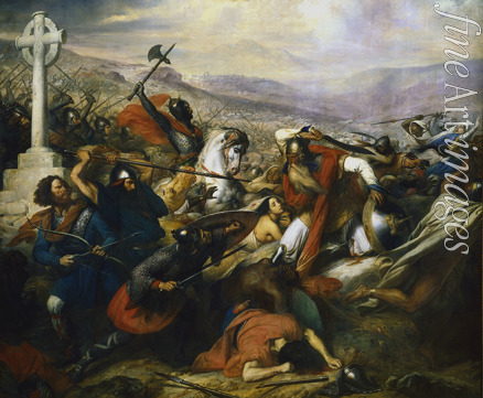Steuben Carl von - Karl Martell in der Schlacht von Tours