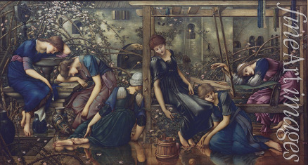 Burne-Jones Sir Edward Coley - The Garden Court