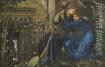 Burne-Jones Sir Edward Coley - Love among the Ruins