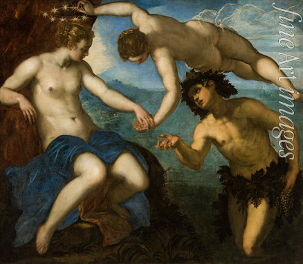 Tintoretto Jacopo - Wedding of Bacchus and Ariadne