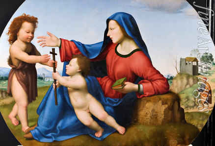 Bugiardini Giuliano - Madonna and Child with the Young John the Baptist