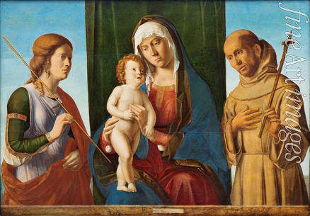 Cima da Conegliano Giovanni Battista - Madonna mit Kind zwischen den Heiligen Ursula und Franz von Assisi