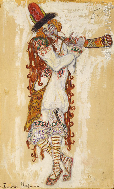 Roerich Nicholas - Kostümentwurf zum Ballett Das Frühlingsopfer (Le Sacre du Printemps)  von I. Strawinski