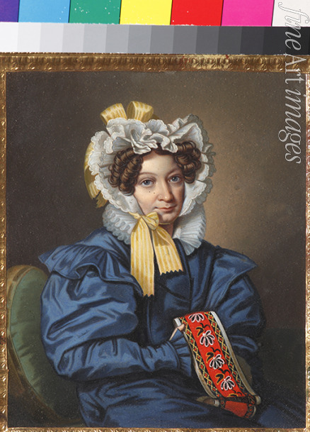 Hampeln Carl von - Portrait of Countess A.M. Golitsyna