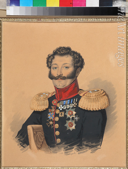 Hampeln Carl von - Porträt von Fürst Stepan Alexandrowitsch Chilkow (1785-1854)