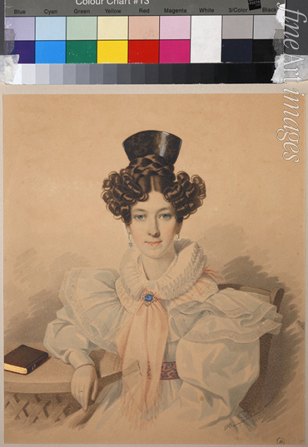 Hampeln Carl von - Porträt von Anna Platonowna Plautina (1808-1886)
